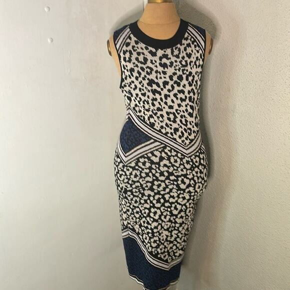 Vince Camuto Dresses & Skirts - Vince Camuto Women’s Sheath Sweater Dress M Dopamine Corporate Siren Cozycore